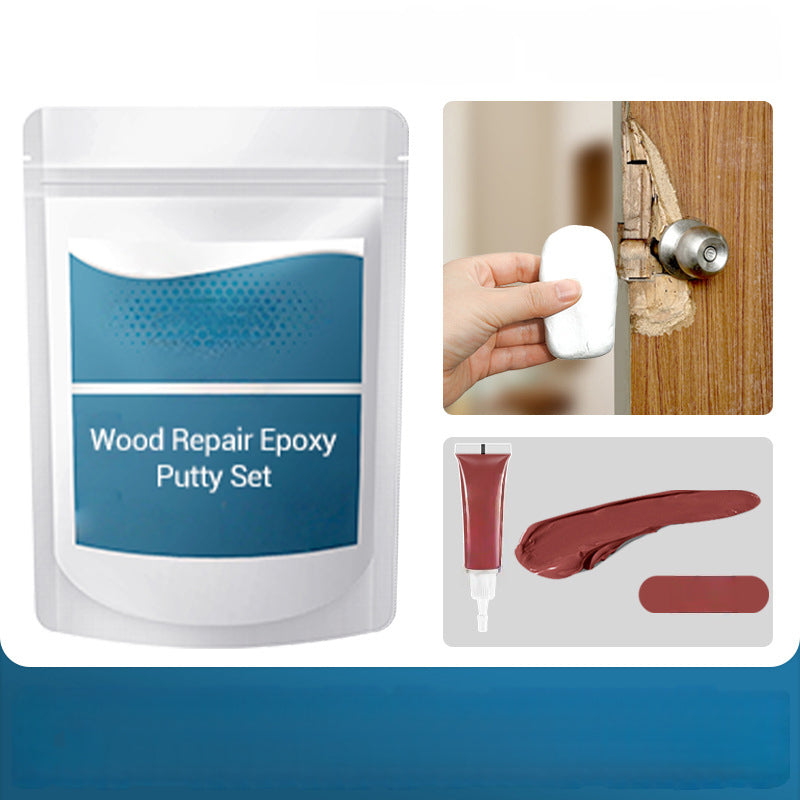 🪵 TIJDELIJKE AANBIEDING: 50% KORTING! ✨ Epoxy-plamuur set voor houtreparatie – zeer sterk, kneedbaar, glad te schuren 🛠️