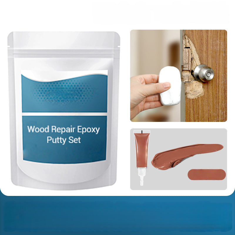🪵 TIJDELIJKE AANBIEDING: 50% KORTING! ✨ Epoxy-plamuur set voor houtreparatie – zeer sterk, kneedbaar, glad te schuren 🛠️