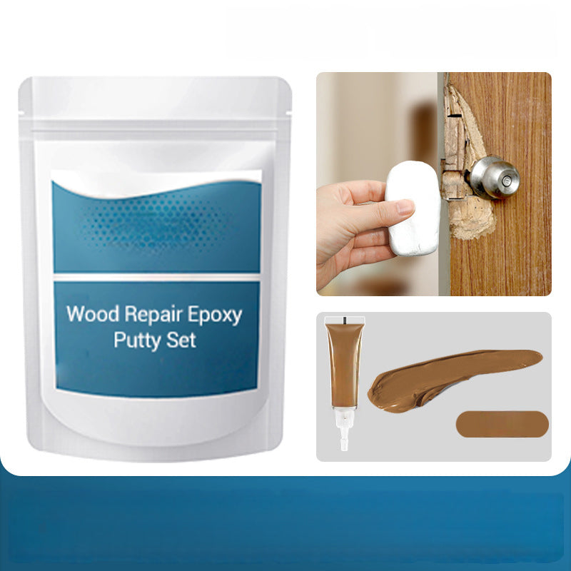 🪵 TIJDELIJKE AANBIEDING: 50% KORTING! ✨ Epoxy-plamuur set voor houtreparatie – zeer sterk, kneedbaar, glad te schuren 🛠️