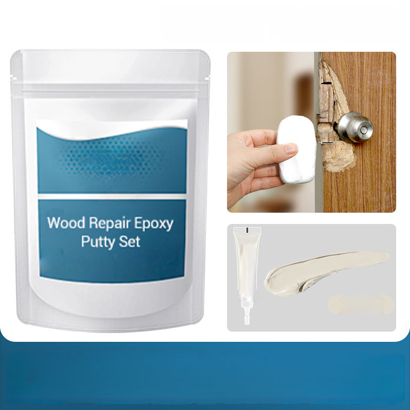 🪵 TIJDELIJKE AANBIEDING: 50% KORTING! ✨ Epoxy-plamuur set voor houtreparatie – zeer sterk, kneedbaar, glad te schuren 🛠️