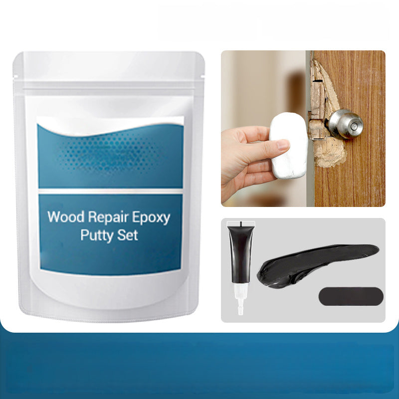 🪵 TIJDELIJKE AANBIEDING: 50% KORTING! ✨ Epoxy-plamuur set voor houtreparatie – zeer sterk, kneedbaar, glad te schuren 🛠️