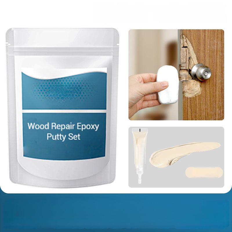 🪵 TIJDELIJKE AANBIEDING: 50% KORTING! ✨ Epoxy-plamuur set voor houtreparatie – zeer sterk, kneedbaar, glad te schuren 🛠️