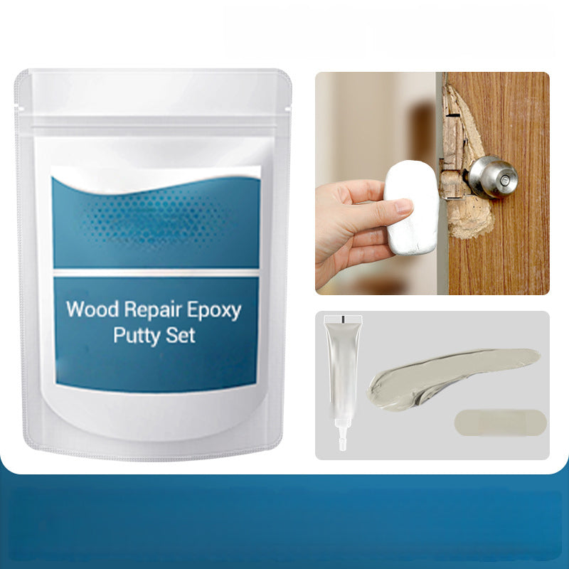 🪵 TIJDELIJKE AANBIEDING: 50% KORTING! ✨ Epoxy-plamuur set voor houtreparatie – zeer sterk, kneedbaar, glad te schuren 🛠️