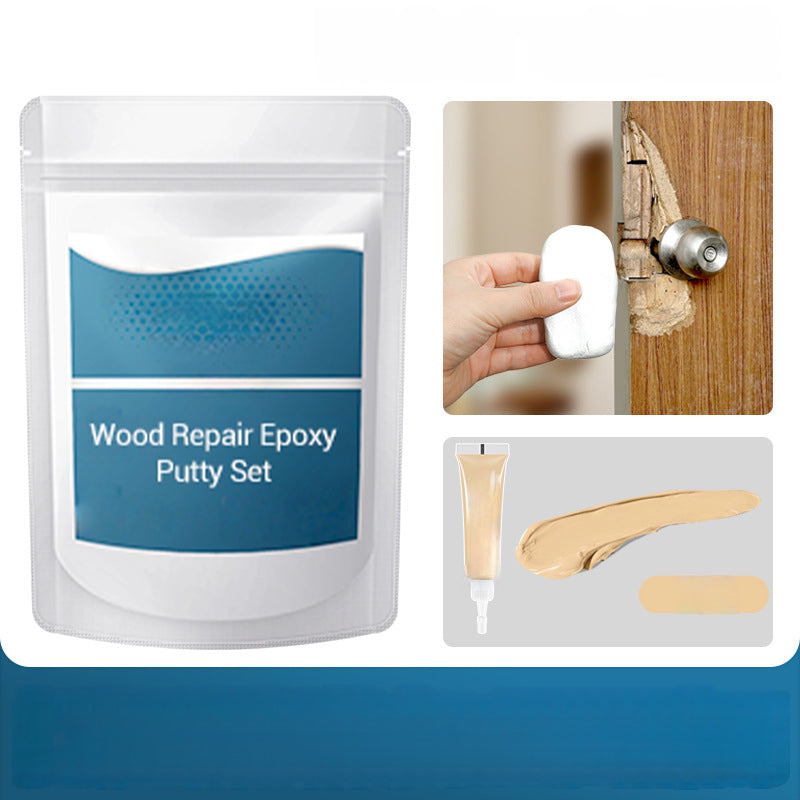 🪵 TIJDELIJKE AANBIEDING: 50% KORTING! ✨ Epoxy-plamuur set voor houtreparatie – zeer sterk, kneedbaar, glad te schuren 🛠️