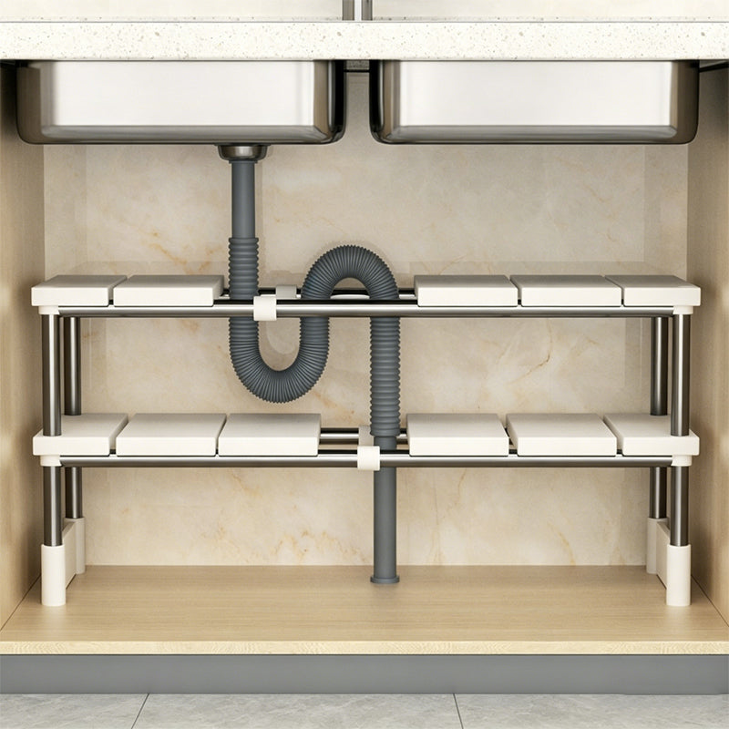 Expandable Under Sink Shelf