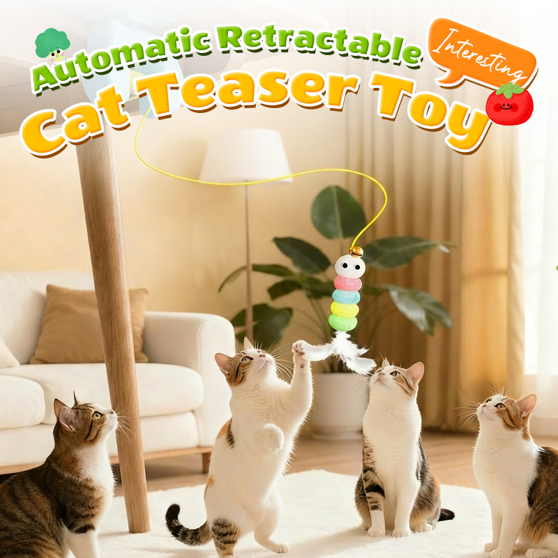 Automatisch Intrekbaar Kattenplaagspeeltje