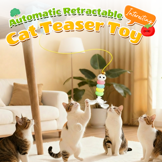 Automatisch Intrekbaar Kattenplaagspeeltje
