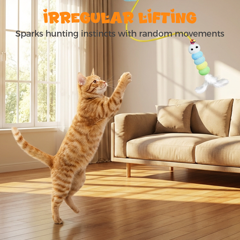 Automatisch Intrekbaar Kattenplaagspeeltje
