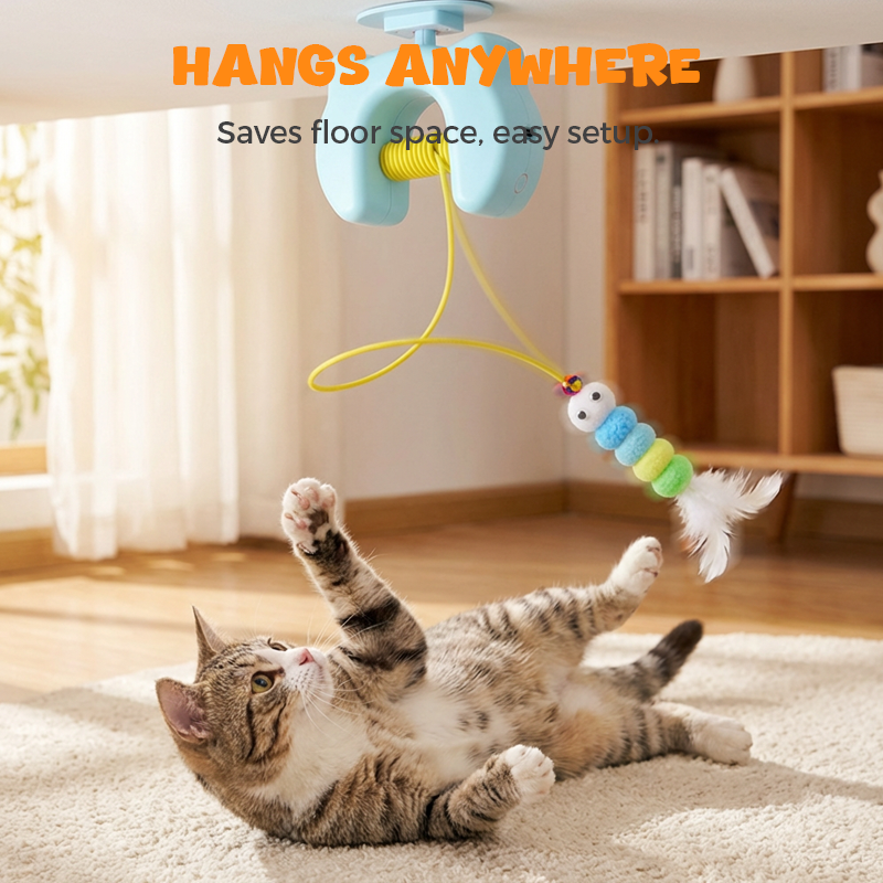 Automatisch Intrekbaar Kattenplaagspeeltje