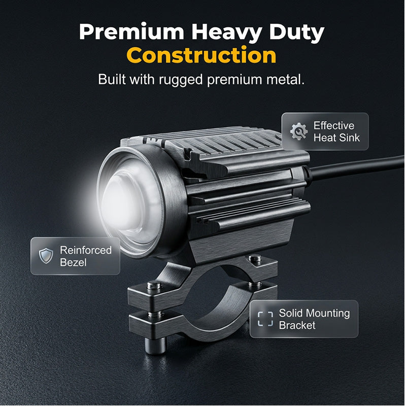 Universele motor LED-spotlicht dual colour hulprijlamp