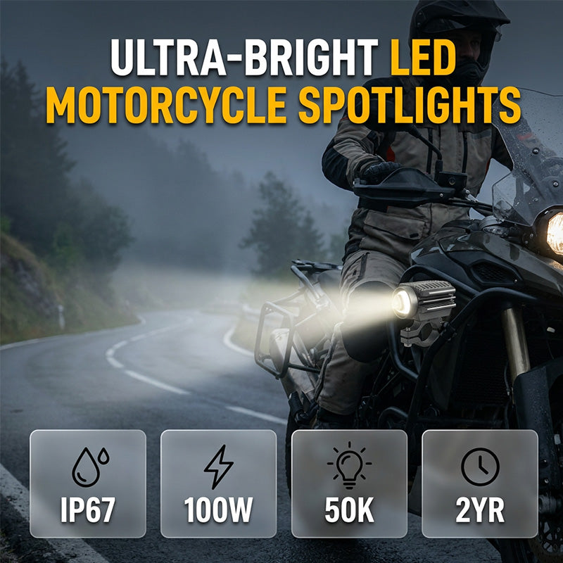 Universele motor LED-spotlicht dual colour hulprijlamp