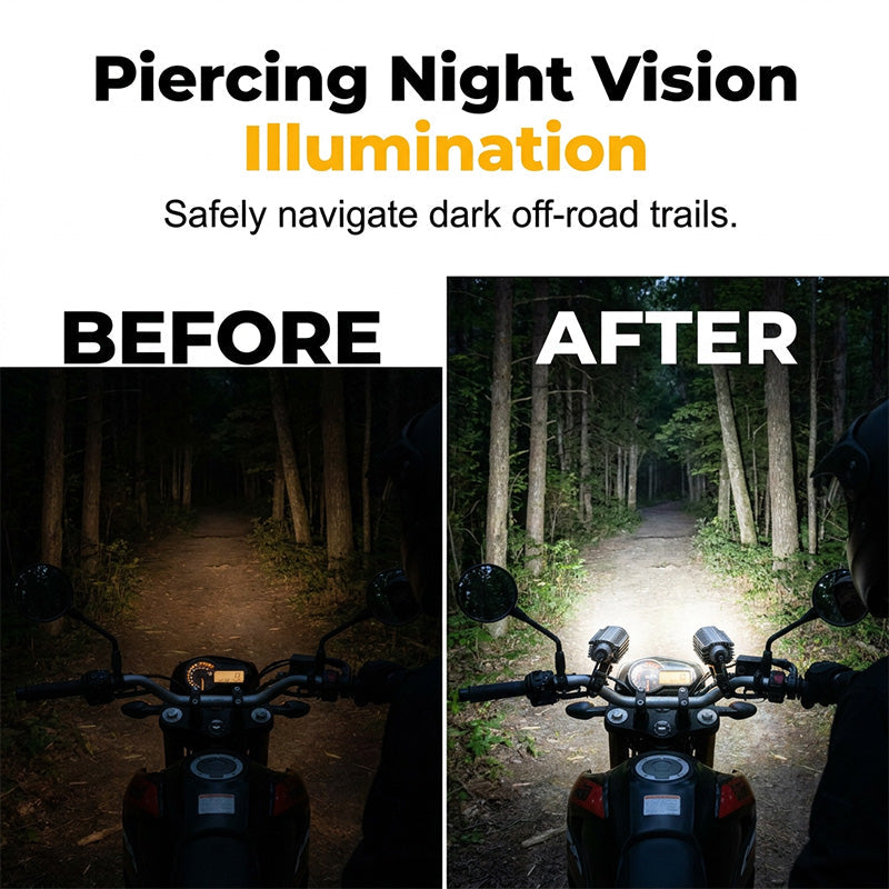 Universele motor LED-spotlicht dual colour hulprijlamp