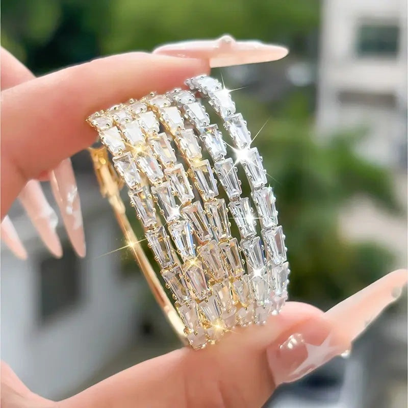 Schitterende Cubic Zirconia Creolen voor Dames
