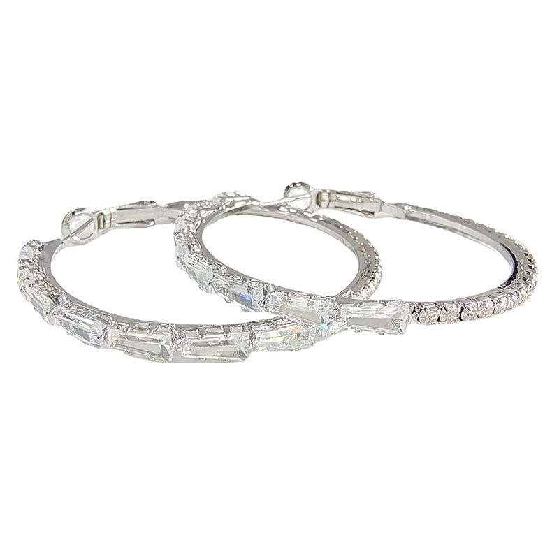 Schitterende Cubic Zirconia Creolen voor Dames
