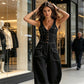 Denim jumpsuit voor dames