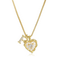 Hartvormige Letters Micro Pavé Schakelketting