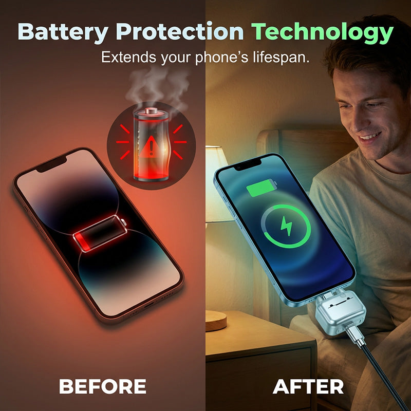 ✂️SPECIALE AANBIEDING🔋Volledig opgeladen draagbare automatische scheidingsschakelaar