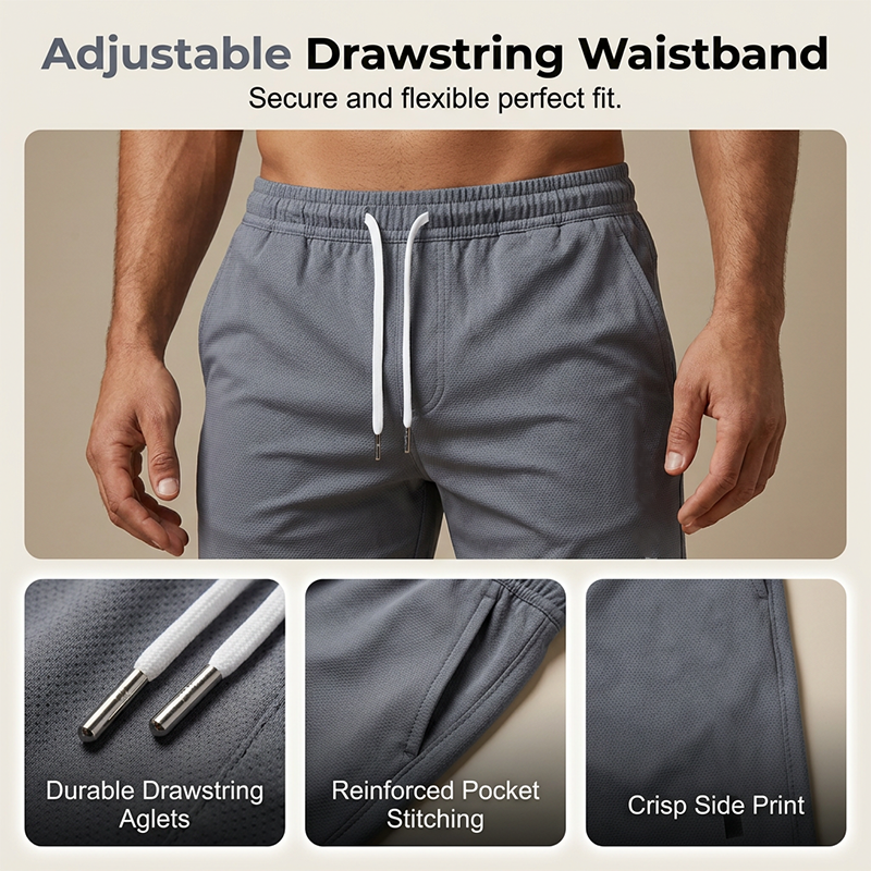 ⏳Tijdelijke aanbieding⏰Tweedelige set voor heren: shirt en korte broek