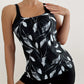 👙NU 50% KORTING!🌸Bedrukte Tweedelige Badpakset – Buikcorrigerend, 4-Way Stretch, UV-Bescherming