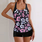 👙NU 50% KORTING!🌸Bedrukte Tweedelige Badpakset – Buikcorrigerend, 4-Way Stretch, UV-Bescherming