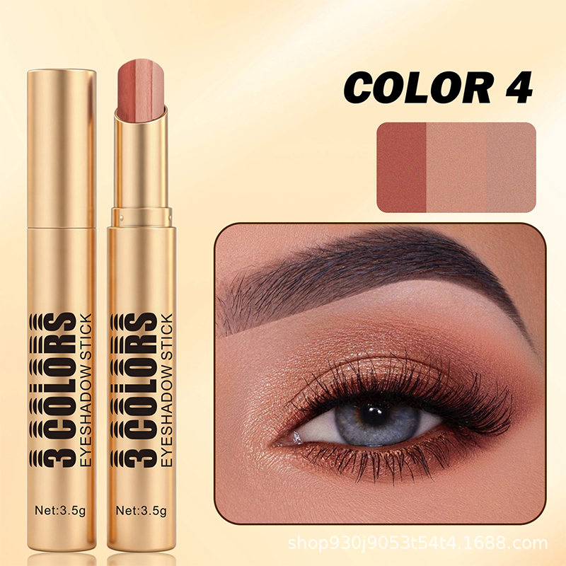 💄TIJDELIJKE AANBIEDING 50% KORTING💥3-in-1 Gradient Eyeshadow Stick – Eén veeg, waterproof, gebogen punt ✨