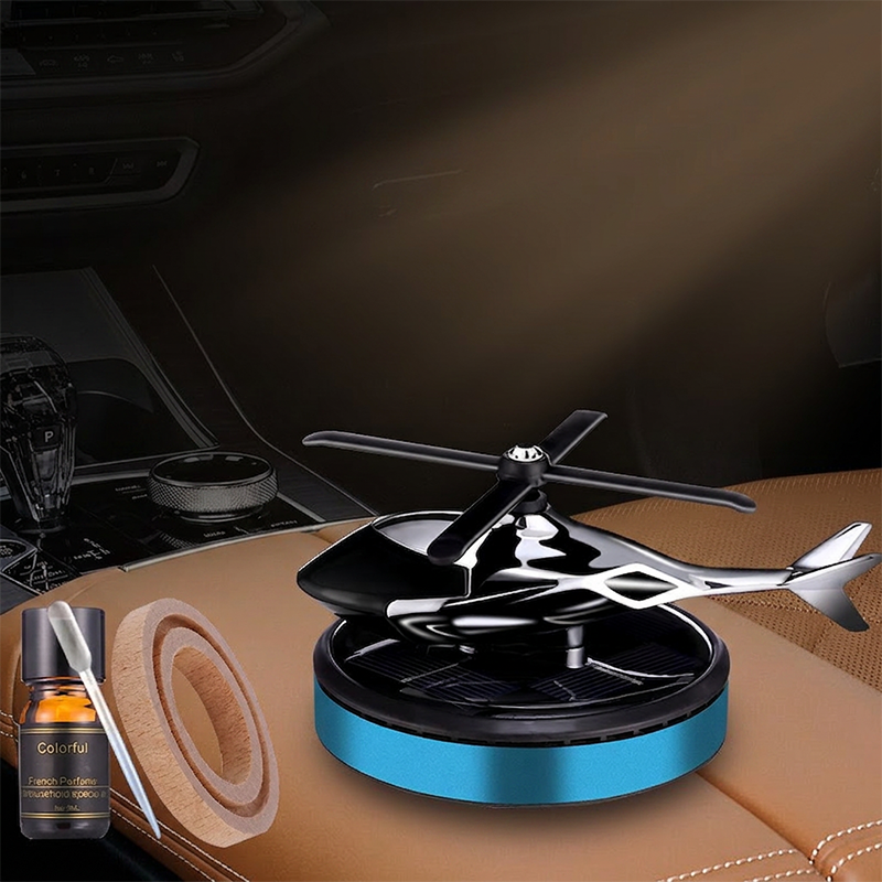Zonne-energie helikopter auto luchtverfrisser