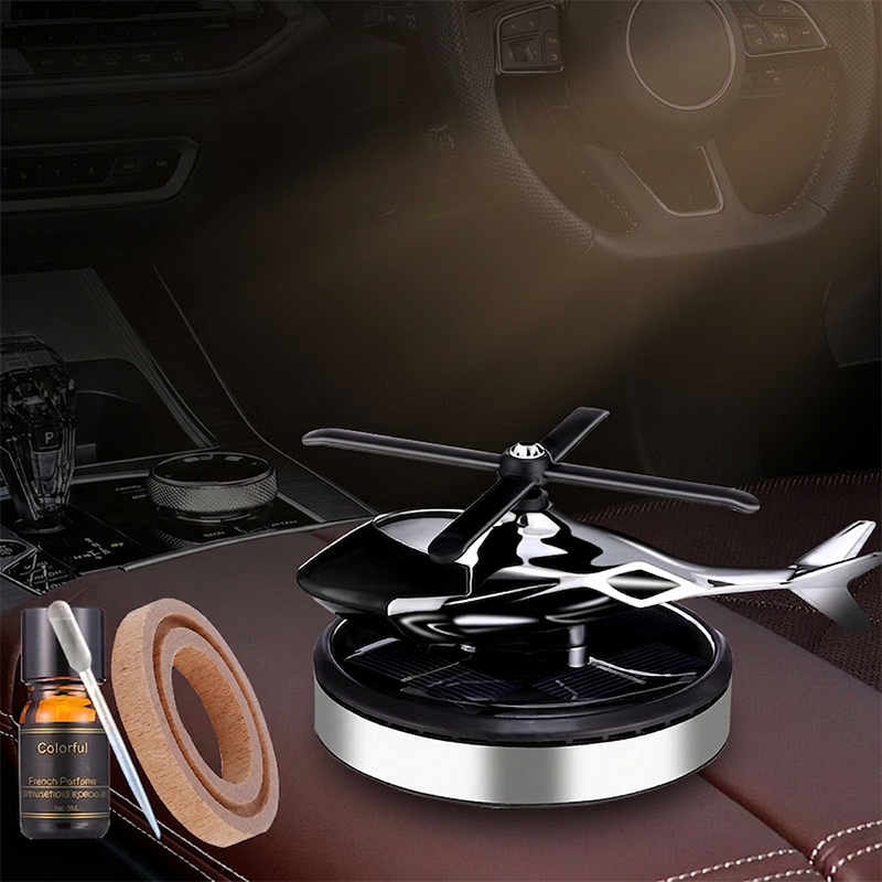 Zonne-energie helikopter auto luchtverfrisser