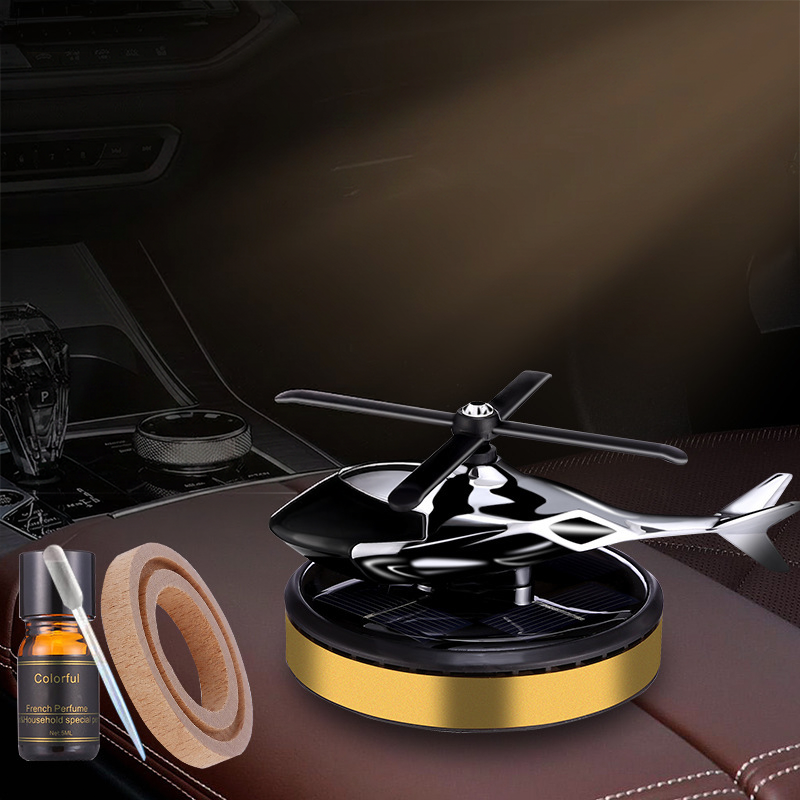 Zonne-energie helikopter auto luchtverfrisser