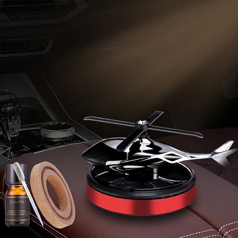 Zonne-energie helikopter auto luchtverfrisser