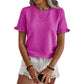 🌸 NU 50% KORTING! 🌸Dames Elegante Ruche Mouw Zomertop