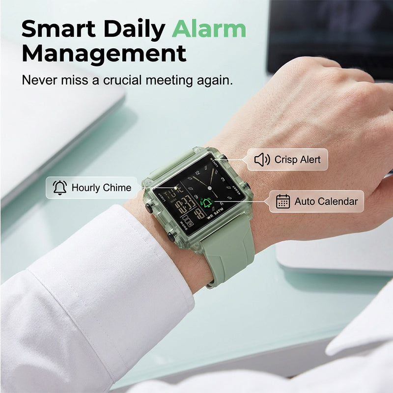 Waterdicht transparant digitaal horloge