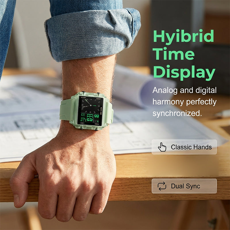 Waterdicht transparant digitaal horloge