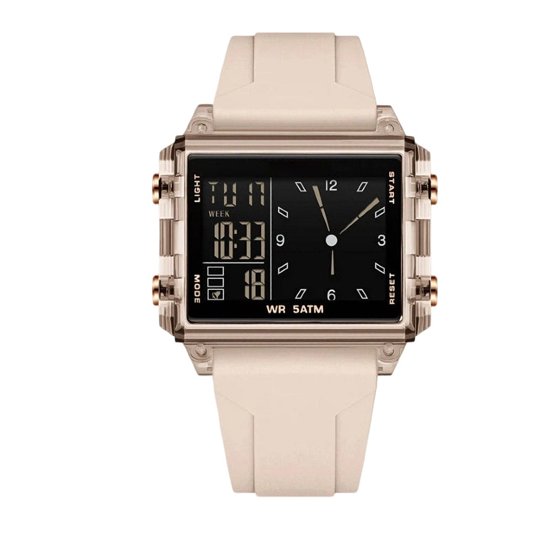 Waterdicht transparant digitaal horloge