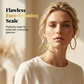 Women’s Minimalist Textured Hoop Earrings Statement Round Jewelry