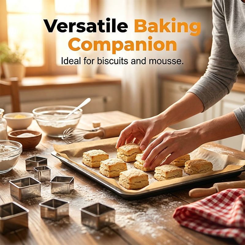Roestvrijstalen Koekjesuitsteker Set (5 Stuks)