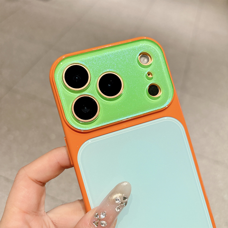 Levendig Contrastkleur Dopamine Acryl Telefoonhoesje