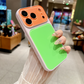 Levendig Contrastkleur Dopamine Acryl Telefoonhoesje