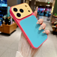 Levendig Contrastkleur Dopamine Acryl Telefoonhoesje