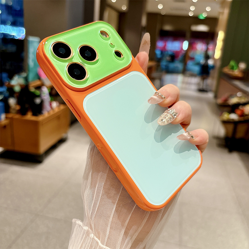 Levendig Contrastkleur Dopamine Acryl Telefoonhoesje