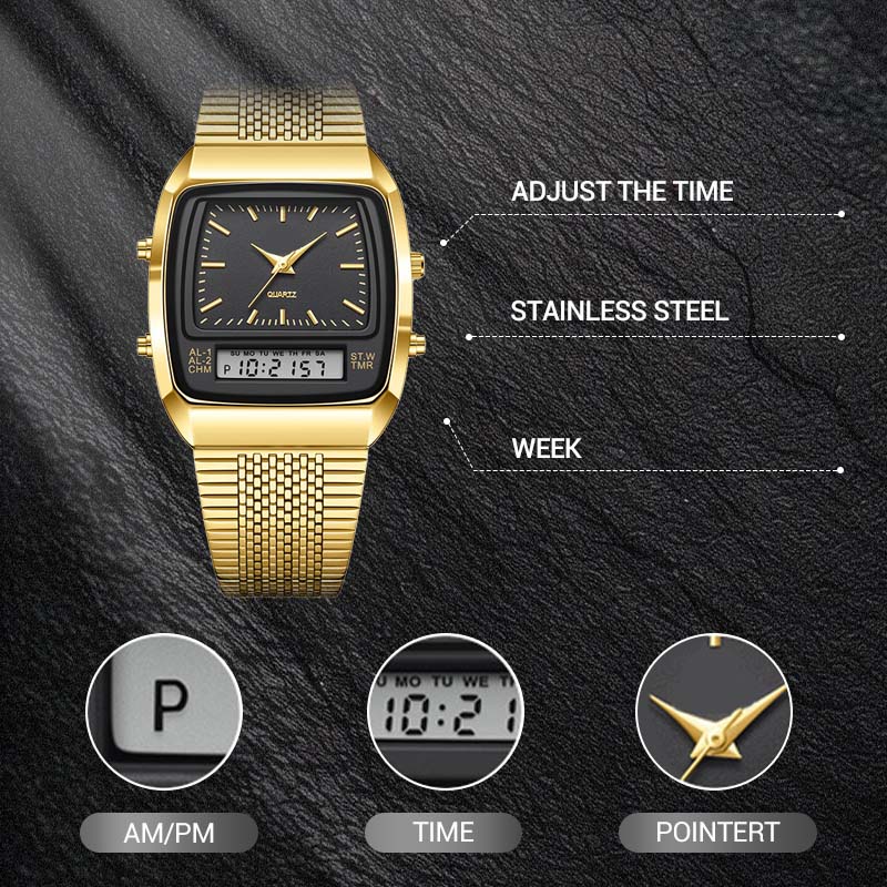 ⌚️LIEBIG Retro Sporthorloge – Dubbel Systeem, Multifunctioneel & Stijlvol!
