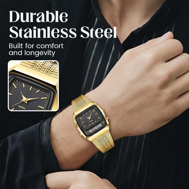 ⌚️LIEBIG Retro Sporthorloge – Dubbel Systeem, Multifunctioneel & Stijlvol!