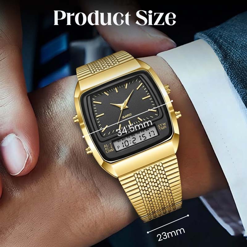 ⌚️LIEBIG Retro Sporthorloge – Dubbel Systeem, Multifunctioneel & Stijlvol!