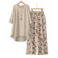 🔥50K+ VERKOCHT🌼 Boho tweedelige set, katoenlinnen zonder zweten