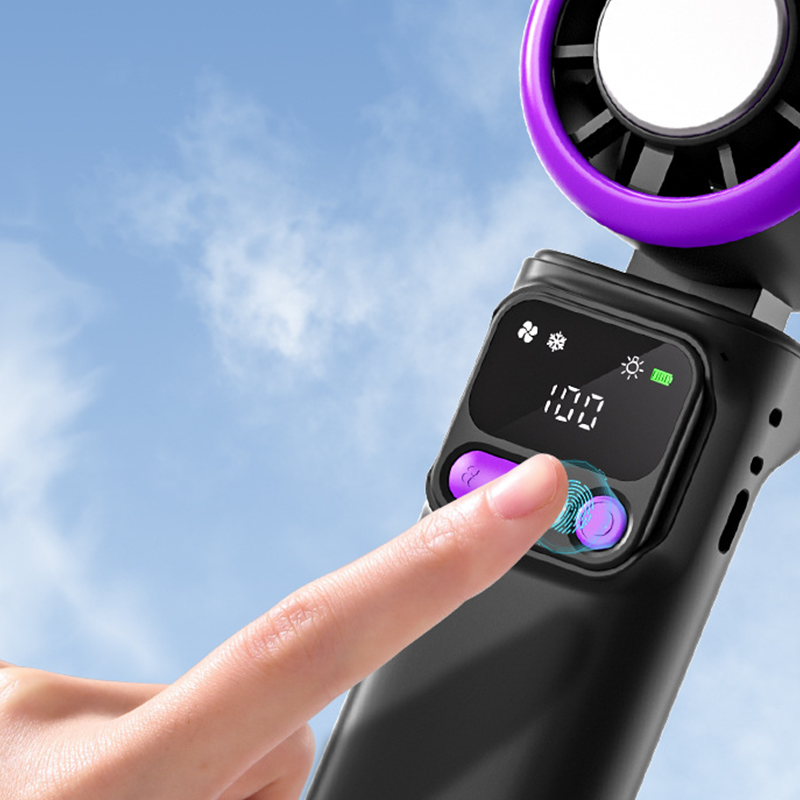 Draagbare koelventilator met ijskompresplaat