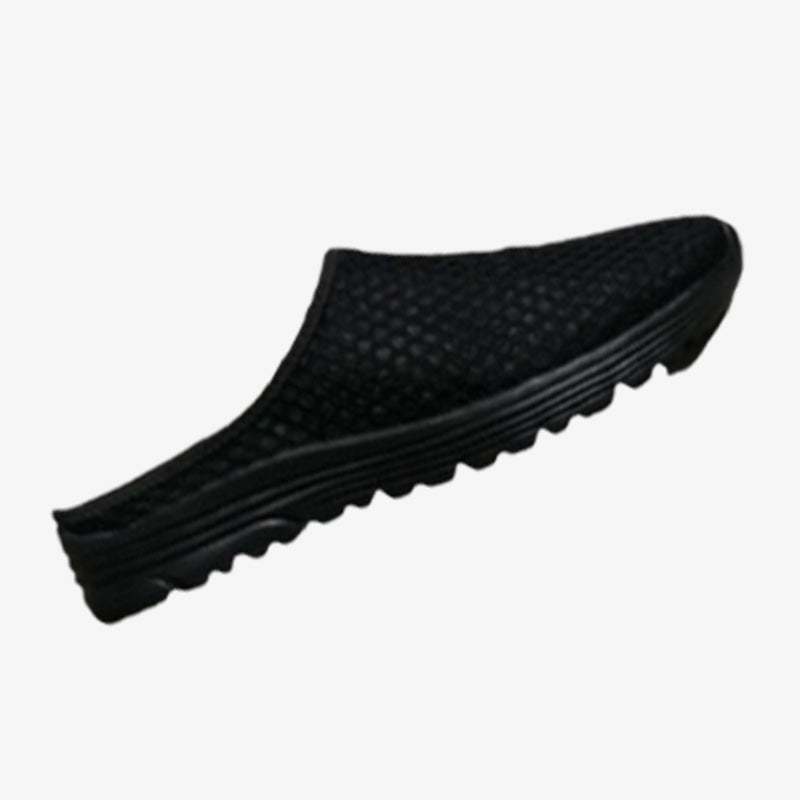 🌿 Ademende gaasslippers voor casual comfort.