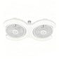 🌀 NU 50% KORTING! 💡 Dubbele LED Plafondventilator met Verlichting – 3 snelheden & afstandsbediening – 2 onafhankelijke koppen, perfect voor grote kamers – stijlvol en stil ✨🏠