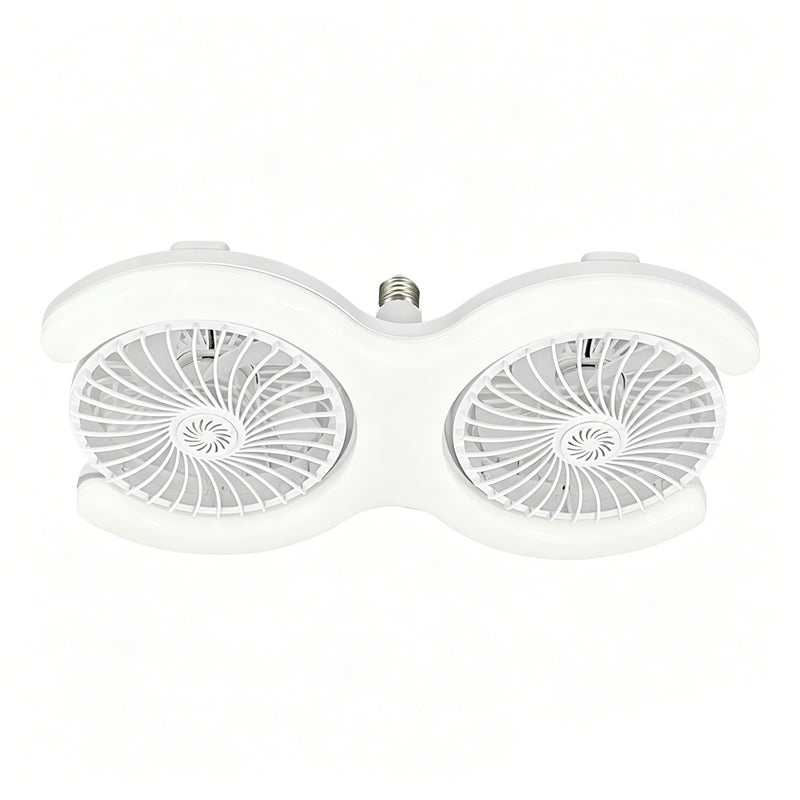 🌀 NU 50% KORTING! 💡 Dubbele LED Plafondventilator met Verlichting – 3 snelheden & afstandsbediening – 2 onafhankelijke koppen, perfect voor grote kamers – stijlvol en stil ✨🏠