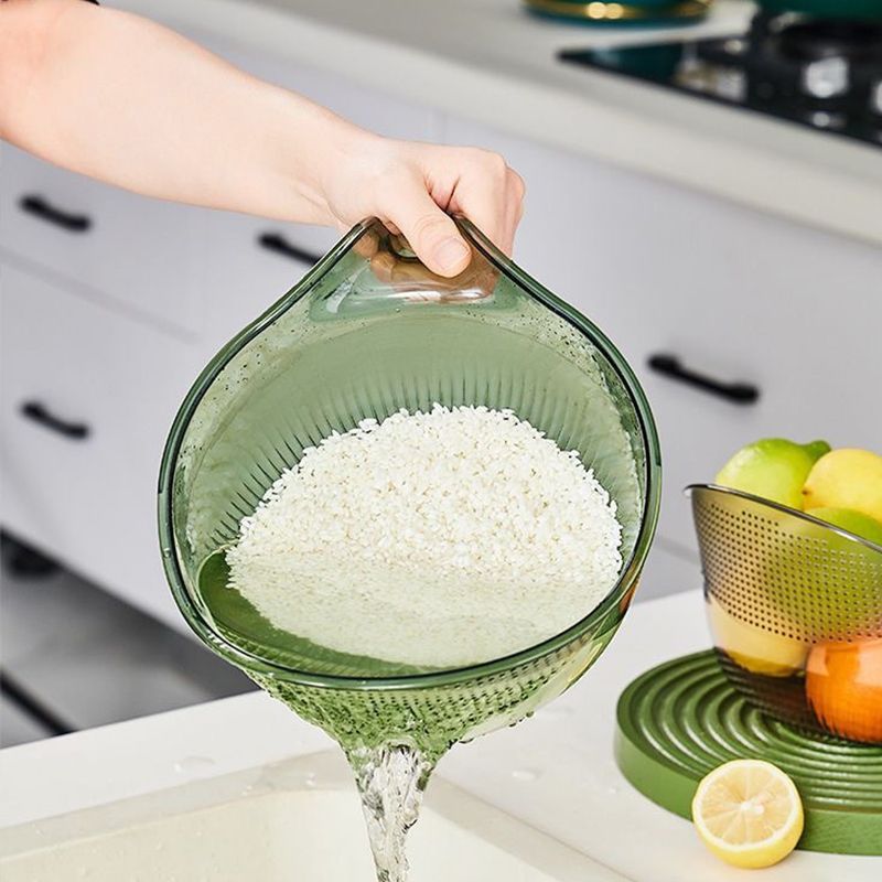 💦 Multifunctionele rijstwasbakzeef met handgreep 🥙