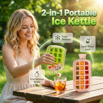 🍶50% KORTING🧊Alsof je een barman in je fles hebt! Deze 2-in-1 ice maker bottle koelt je water en maakt ijsblokjes met één druk – geen geknoei met ijsvormen, geen gesmolten troep, alleen ijskoude perfectie!