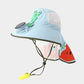 Zonnehoed met nekflap en ingebouwde koelventilator